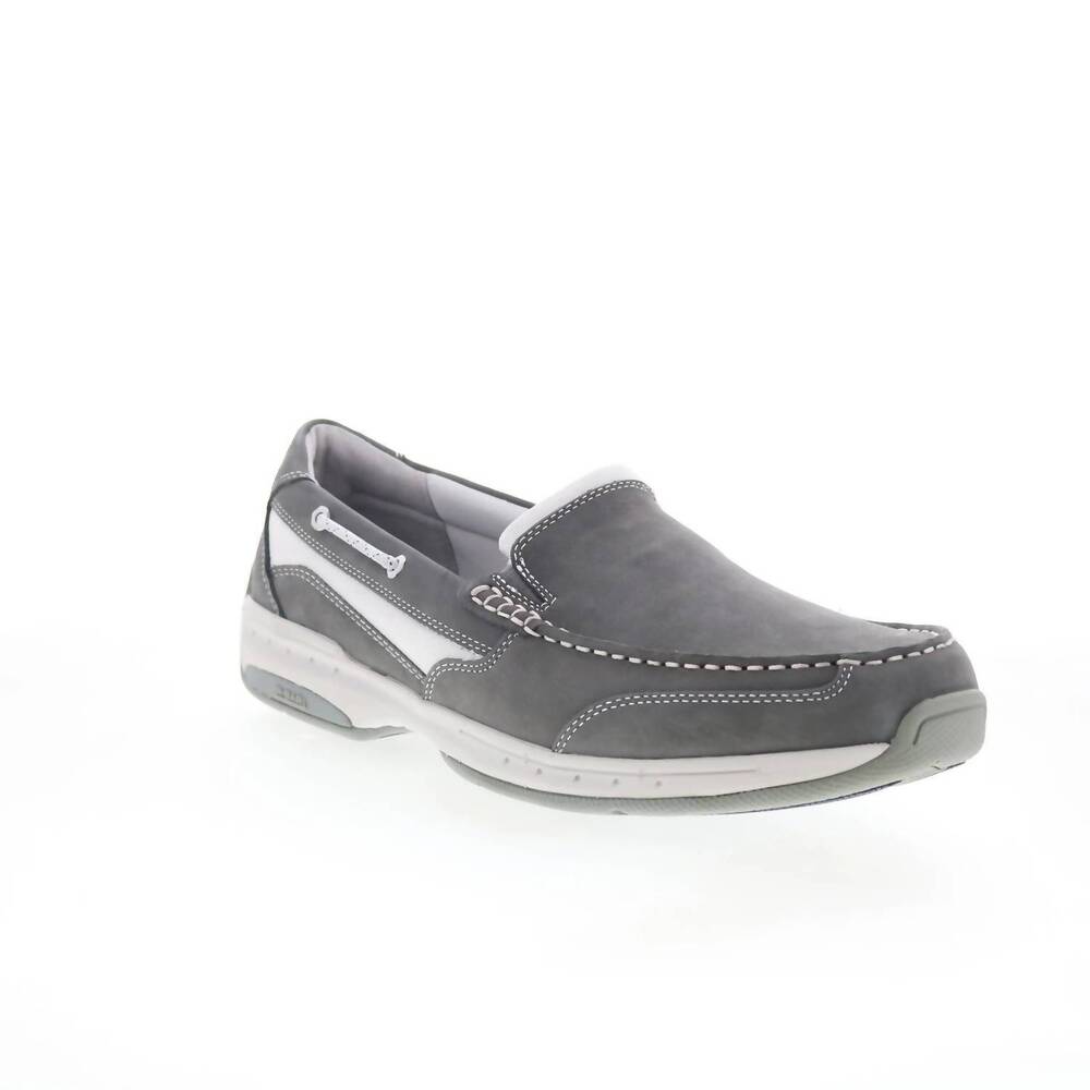 NEW DUNHAM men's captain venetian shoes in grey